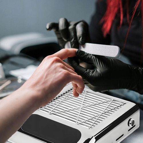 POCHŁANIACZ PYŁU 80W KASETOWY DO PAZNOKCI MANICURE BEZWORKOWY MOCNY + na Arena.pl