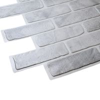 Panele Ścienne 3D PCV Stara Cegła Szara Old Brick Grey