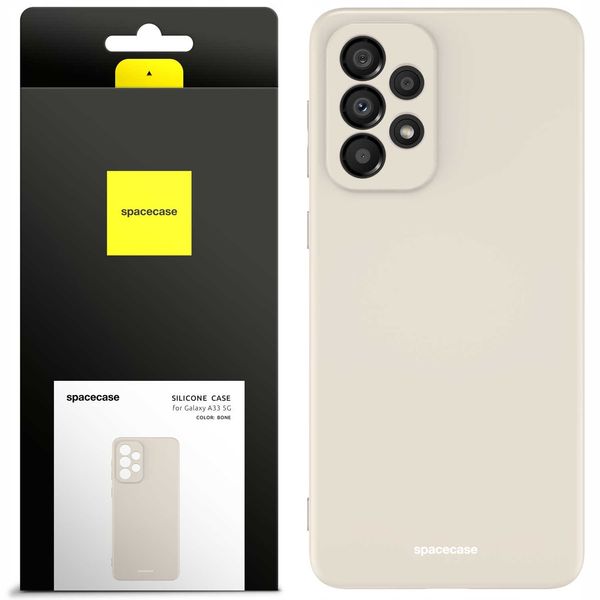 Spacecase Silicone Case Galaxy A33 5G Bone zdjęcie 1
