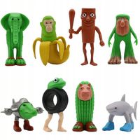 Zestaw figurek 8SZT Tung Tung Tung Sahur AI Tralalo 3D 4,5cm - 8,5cm