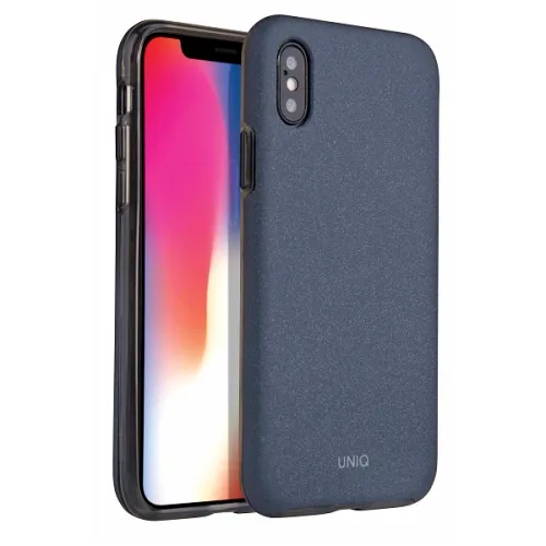 Etui UNIQ Lithos na iPhone X / Xs - niebieskie na Arena.pl