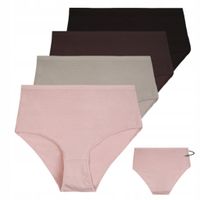 Figi Damskie Majtki Wysoki stan Bikini z wiskozy bambusowej 4-pak MORAJ 3XL