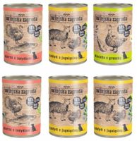 WIEJSKA ZAGRODA KARMA MOKRA MIX SMAKÓW 6x400G