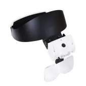 Lupa nagłowna czołowa okulary 2 led podświetlane okulary powiększające