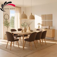 Krzesło Tapicerowane Premium KL-2 Mokka Piano 05