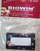 Etykiety na przetwory PORZECZKA samoprzylep 30szt.