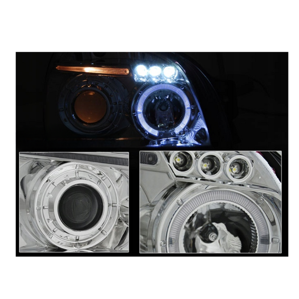 LAMPY REFLEKTORY HYUNDAI TUCSONOD od 2004 Do 2010 Roku RINGI LED NOWE zdjęcie 3