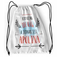 Plecak Dla Apoliny Sportowy Szkolny Worek Torba Z Nadrukiem Ze Zdjęciem