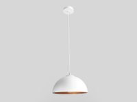Lampa wisząca LORD 35 – miedziano-biały
