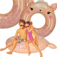 Intex 59266 Kółko Do Pływania Koło Dmuchane Ponton Plażowy Lama Max 40Kg76C