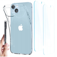SPIGEN LIQUID ETUI CASE DO IPHONE 14 PLUS / 15 PLUS + 2x SZKŁO GLAS.TR