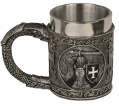 Kufel Rycerski - Średniowieczny Rycerz na Koniu