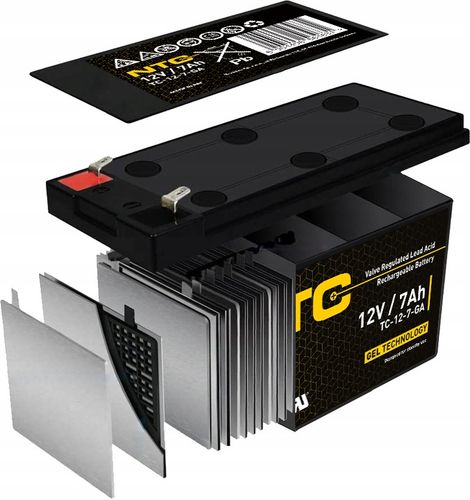 AKUMULATOR ŻELOWY BEZOBSŁUGOWY UPS 12V 7Ah (wymiar 7.2Ah, 7.5Ah, 9Ah, 10Ah) na Arena.pl