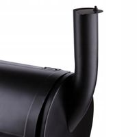 OGRODOWY GRILL WĘGLOWY STALOWY Z WĘDZARNIĄ RUSZT 60X30CM NA KÓŁKACH LUND