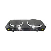 KUCHENKA ELEKTRYCZNA ESPERANZA YELLOWSTONE EKH014K CZARNA 2500W 2 PALNIKI