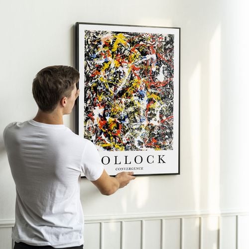 Plakat cyfrowy do wydruku pollock na Arena.pl