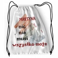 Plecak Dla Martyny Sportowy Szkolny Worek Torba Z Nadrukiem Ze Zdjęciem
