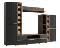 Meblościanka Zestaw Mebli Do Salonu I Carpenter + Grey KADY FD - 2 Kolory