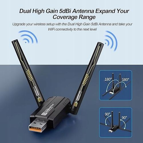 WiFi Dual Band Adapter AX900+BT5.4 na Arena.pl