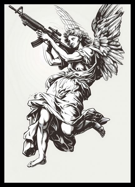 Plakat 29,7x42cm Anioł Wojny zdjęcie 2