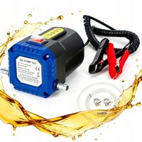 POMPA DO PALIWA 12 V ELEKTRYCZNA DO WYMIANY OLEJU I DO DIESLA PRZENOŚNA