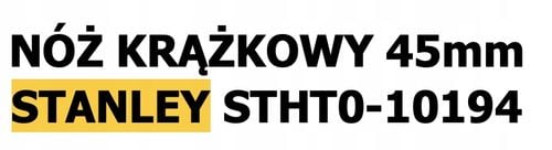 STANLEY OBCINAK KRĄŻKOWY 45mm na Arena.pl