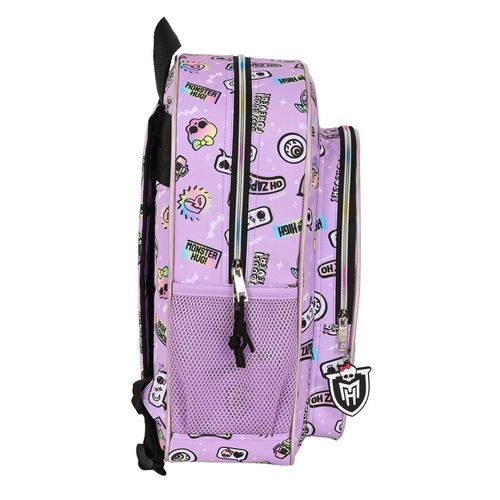 Plecak szkolny Monster High Best boos Liliowy 32 X 38 X 12 cm na Arena.pl