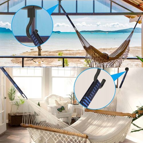 PASY DO MOCOWANIA HAMAKA, 2 SZTUKI, PASY Z 2 KARABIŃCZYKAMI, NA KEMPING na Arena.pl