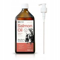 Lab-v Salmon Oil Olej z łososia 100% dla psa i kota 500 ml + pompka