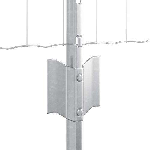 Ogrodzenie z słupkami Srebrny 0.8 x 25 m Stal na Arena.pl