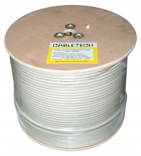Kabel koncentryczny Cabletech rolka 305m na Arena.pl