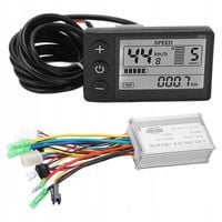 ROWER KONTROLER BEZSZCZOTKOWY STEROWNIK SILNIKA LCD866 36V/48V 250W/350W