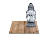 SZKLANA PODSTAWKA POD ZNICZE Z DEDYKACJĄ 40x40cm Panele 103h