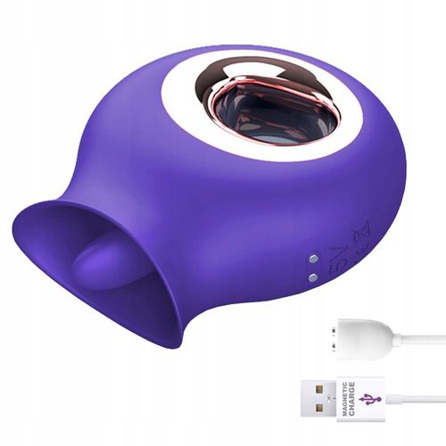 Masażer, stymulator łechtaczki z ruchomym języczkiem i wibracjami. na Arena.pl