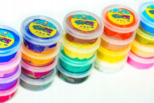 CLAYDOLL PIANKOLINA MASA PLASTYCZNA 24 sztuki BIG BOX + AKCESORIA + WALIZKA na Arena.pl