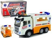 AUTKO NA BATERIE AMBULANS ŚWIATŁO DŹWIĘKI