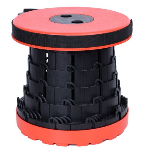 Przenośny stołek taboret składany czerwono-czarny Situp na Arena.pl