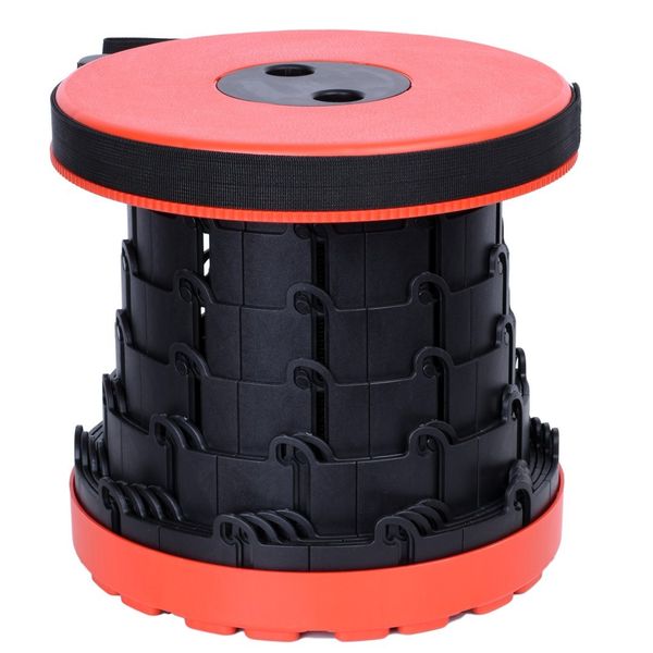 Przenośny stołek taboret składany czerwono-czarny Situp zdjęcie 9