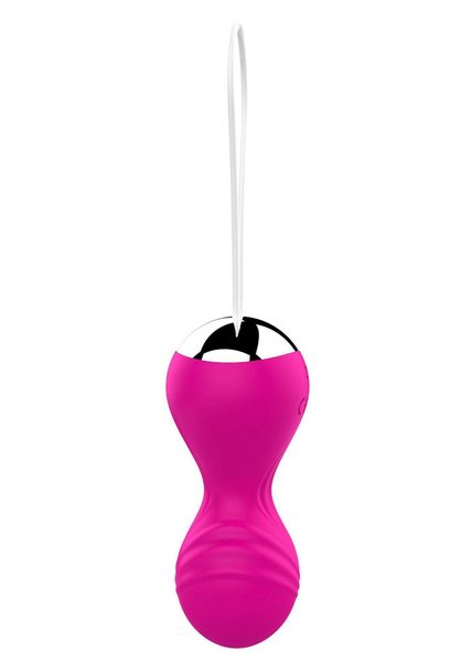 Kulki-Vibrating Silicone Kegel Balls USB 10 Function / Remote control -Pink zdjęcie 3