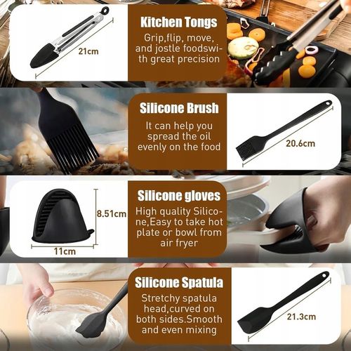 XL ZESTAW AKCESORIÓW DO FRYTKOWNICY AIR FRYER PHILIPS 3000/5000 – 19 CZĘŚCI na Arena.pl