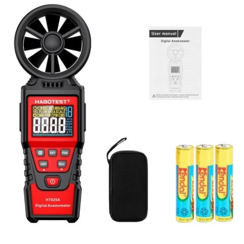 ANEMOMETR POMIAR SIŁY WIATRU EKRAN LCD zdjęcie 3