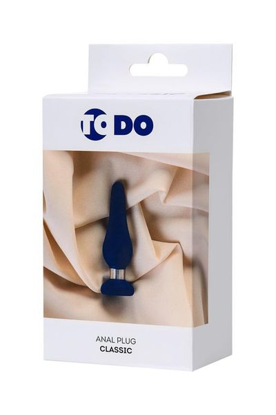 Todo Classic Blue Anal Plug S zdjęcie 5