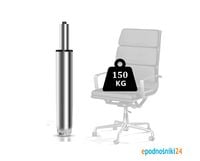 Siłownik podnośnik fotela 200 mm 150 KG 4 KLASA chrom