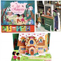 PIĘKNA KSIĄŻKA PRZESTRZENNA DŹWIĘKOWA BAŚŃ DO SŁUCHANIA JAŚ I MAŁGOSIA