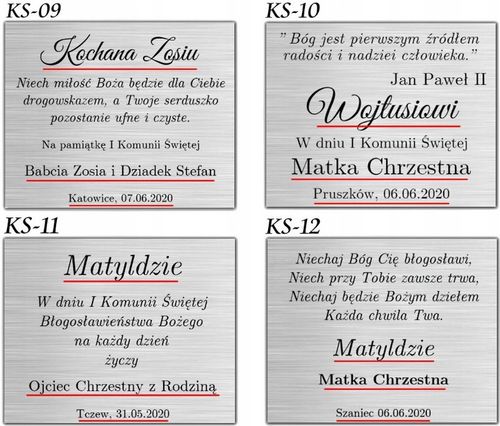 PAMIĄTKA KOMUNII ŚWIĘTEJ GRAWER OBRAZEK SREBRNY na Arena.pl