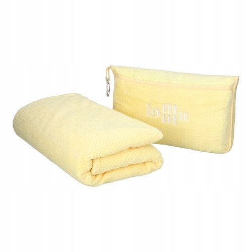 Koc podróżny 2w1 koc i poduszka w jednym do samolotu auta pociągu na Arena.pl