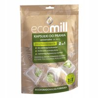 Kapsułki do prania Ecomill Zielona Herbata uniwersalne 2w1 30 szt