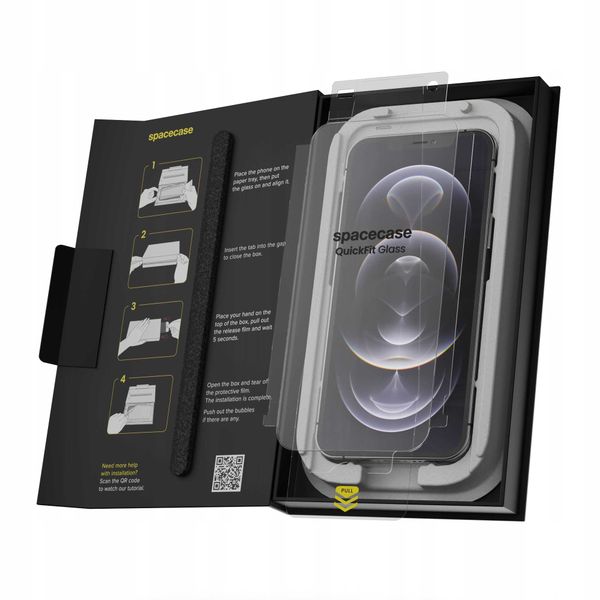 Spacecase Quickfit Glass Iphone 12/12 Pro zdjęcie 10