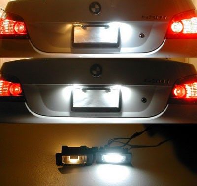 LAMPKI REJESTRACJI LED BMW E90 E91 E39 E60 E61 E70 na Arena.pl