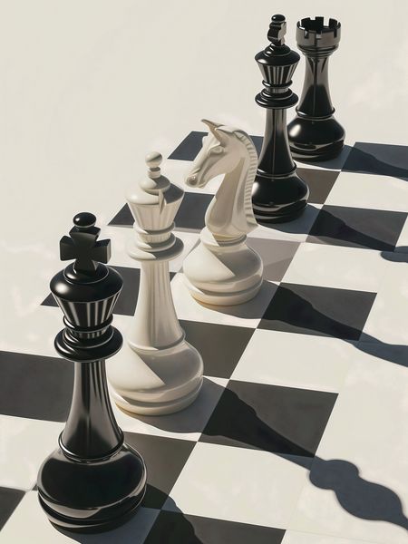 Plakat 75x100cm Szach i Mat zdjęcie 1